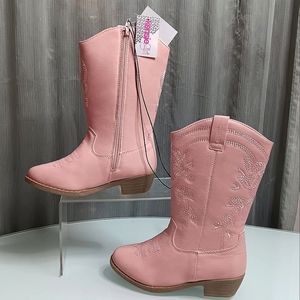 *NWT* Kensi Girl Embroidered Leather Boots: sz. 1